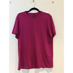 Lululemon T-Shirt Men's S Pink Fundamental Classic Fit Pima Cotton Blend